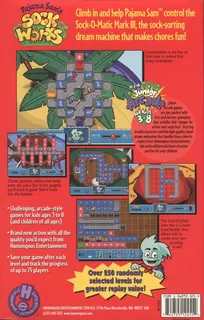 Pajama Sam's Sock Works - Dos