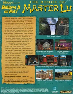 Ripley's Believe it or Not - The Riddle of Master Lu - Dos