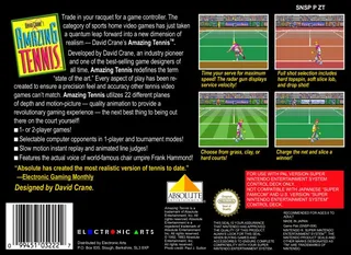 David Crane's Amazing Tennis dos