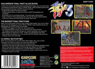 Final Fight 3 dos