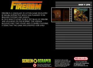Firearm - Dos