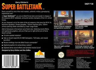 Garry Kitchen's Super Battletank : War in the Gulf dos