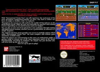 International Tennis Tour dos