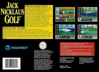 Jack Nicklaus Golf dos