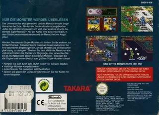 King of the Monsters dos