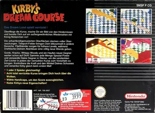 Kirby's Dream Course dos
