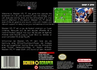 Madden NFL 97 dos