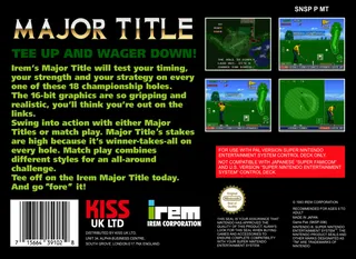 Major Title dos