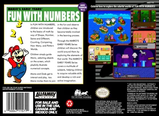 Mario's Early Years : Fun with Numbers dos