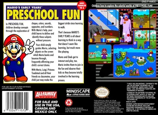 Mario's Early Years : Preschool Fun dos