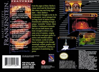 Mary Shelley's Frankenstein dos