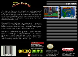 Mickey's Ultimate Challenge dos