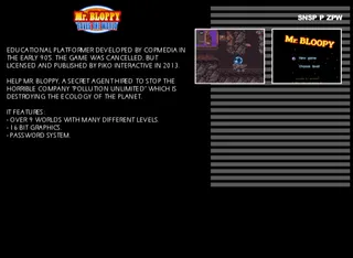 Mr. Bloopy - Saves the World dos
