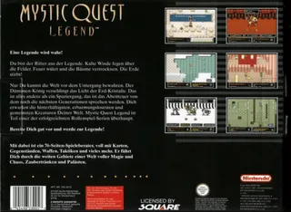 Mystic Quest Legend dos