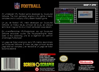 NFL Football dos