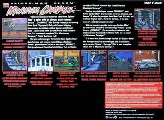 Spider-Man & Venom : Maximum Carnage dos