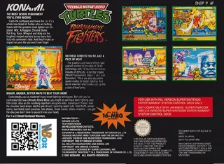 Teenage Mutant Ninja Turtles : Tournament Fighters dos