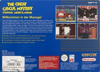 The Great Circus Mystery Starring Mickey & Minnie dos