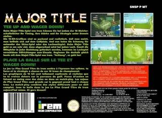 The Irem Skins Game dos