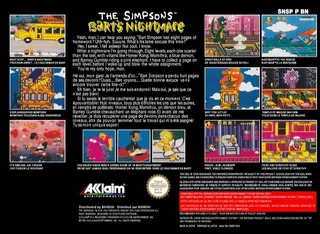 The Simpsons : Bart's Nightmare dos