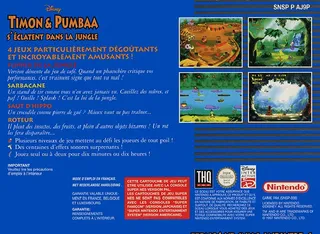 Timon & Pumbaa's Jungle Games dos