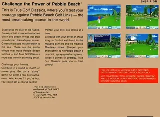 True Golf Classics : Pebble Beach Golf Links dos