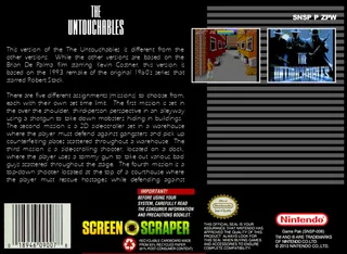 Untouchables, The dos