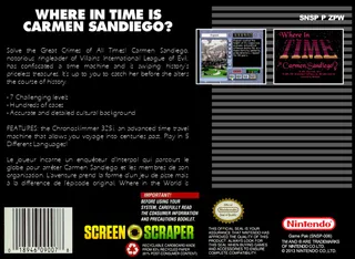 Where in Time Is Carmen Sandiego dos