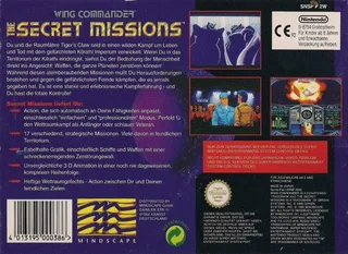 Wing Commander : The Secret Missions dos