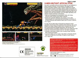 X-Men : Mutant Apocalypse dos