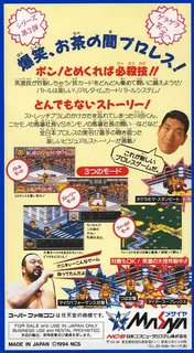 Zen-nihon Pro Wres - Fight Da Pon! dos