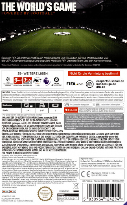 FIFA 23 : Édition Essentielle - Dos