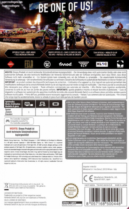 Monster Energy Supercross - The Official Videogame 3 - Dos