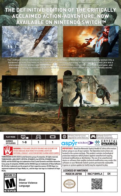 Tomb Raider : Definitive Edition dos