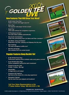Golden Tee Live 2010 - Dos
