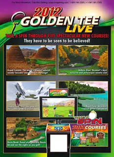 Golden Tee Live 2012