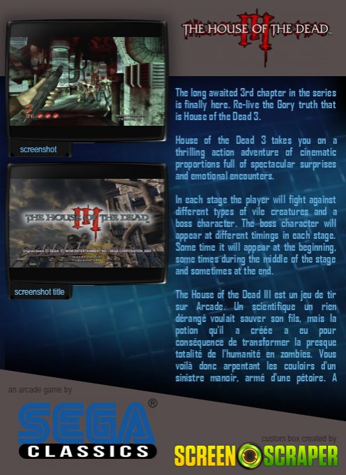 The House of the Dead III dos