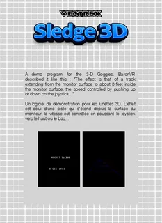 Sledge 3D - Dos