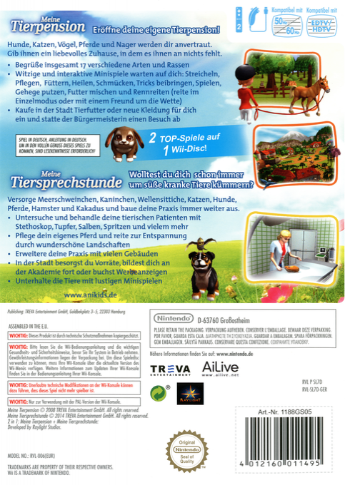 2-in-1 : Meine Tierpension + Meine Tiersprechstunde - Dos