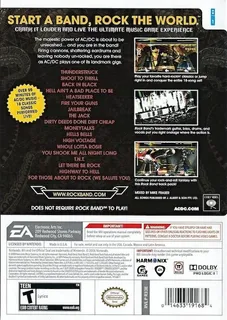 AC/DC Live : Rock Band Track Pack dos