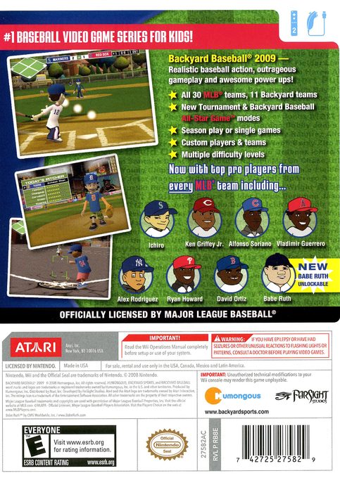 Backyard Baseball '09 dos
