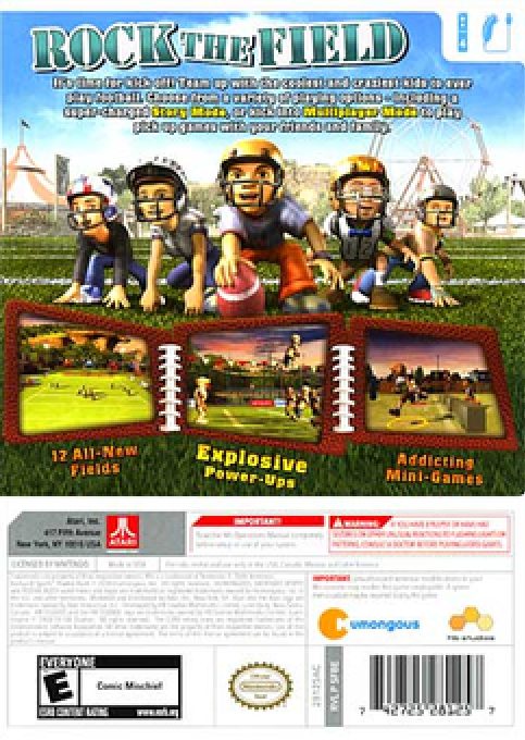 Backyard Sports : Rookie Rush dos