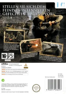 Call of Duty 3 : En Marche vers Paris dos