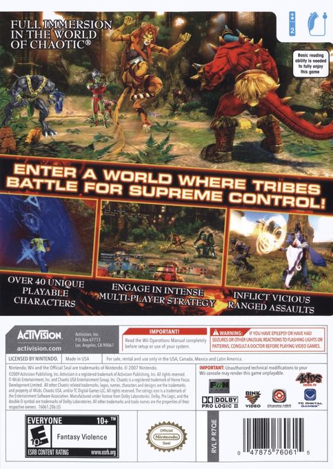 Chaotic : Shadow Warriors dos