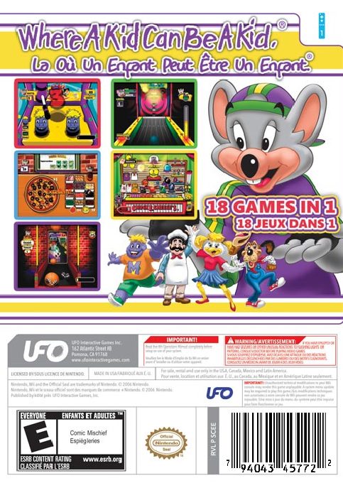 Chuck E. Cheese's Party Games dos