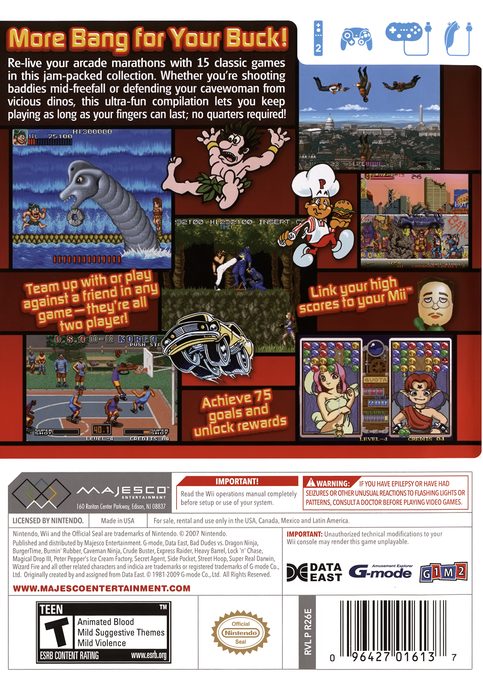 Data East Arcade Classics dos