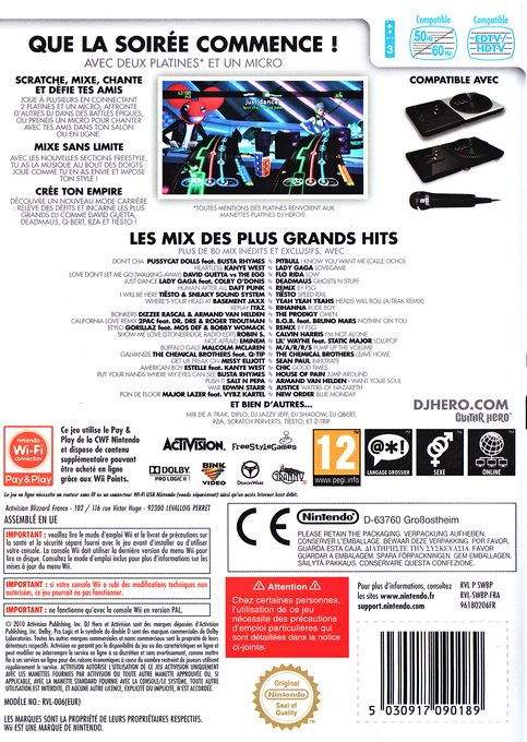 Jaquette arrière