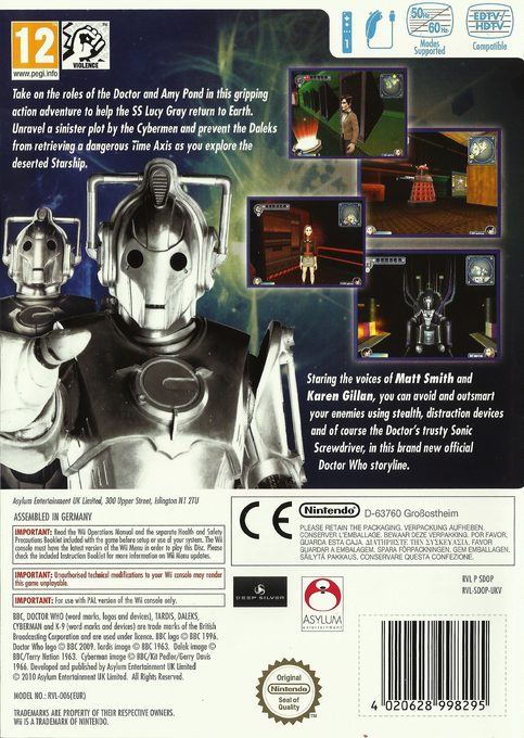 Doctor Who : Return to Earth dos