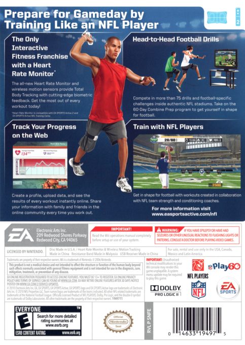 EA Sports NFL Training Camp dos