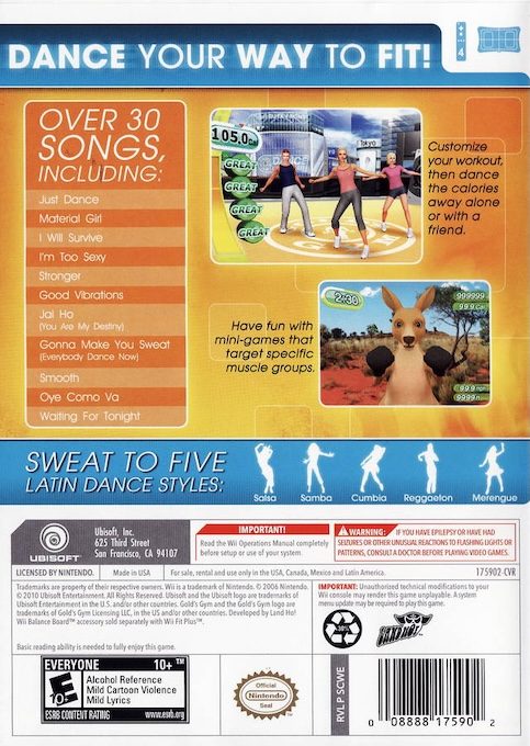 Gold's Gym : Dance Workout dos